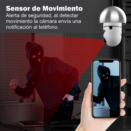 LumiGuard™ | Cámara Bombillo de Seguridad 360°