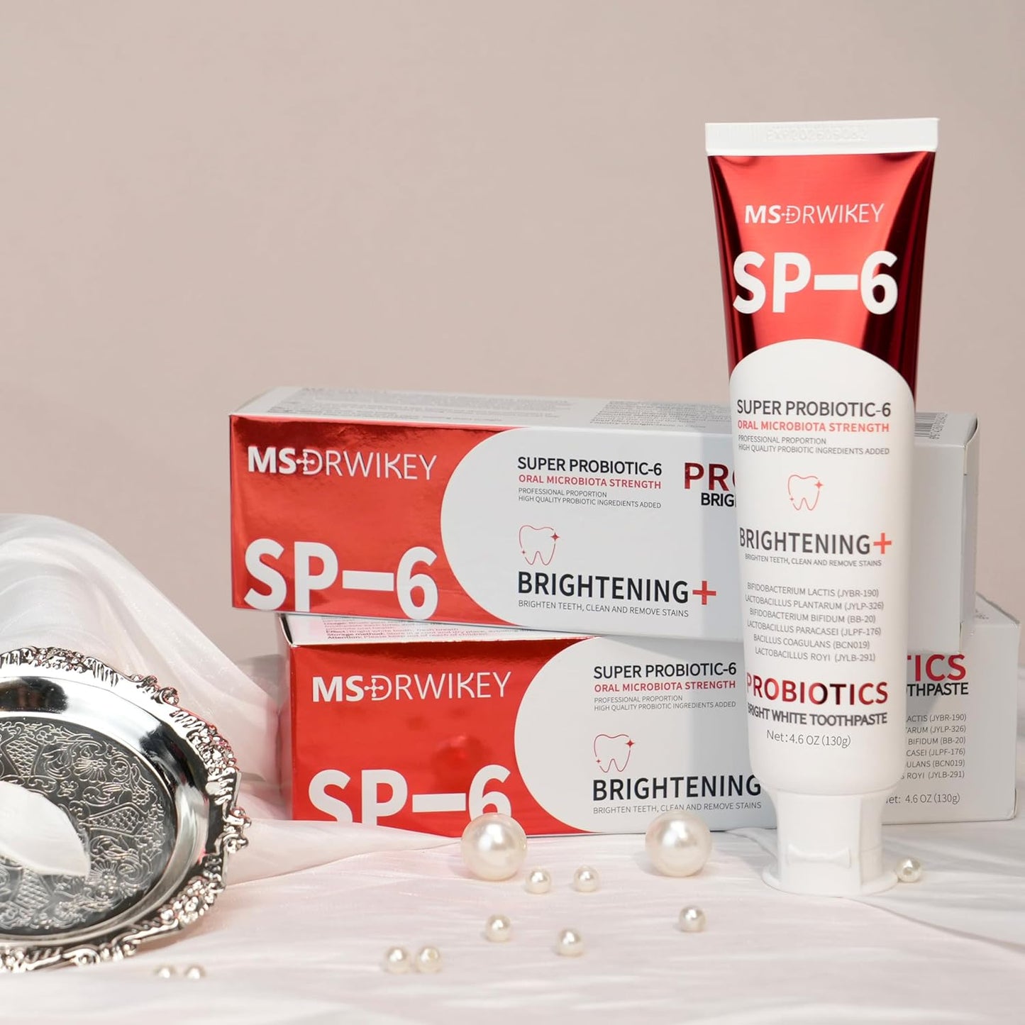 MSDRWIKEY™ SP-6 Crema Dental Probiótica Blanqueadora Y Reparadora