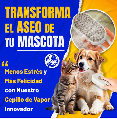 PetFresh™ | Cepillo de Vapor para Mascotas