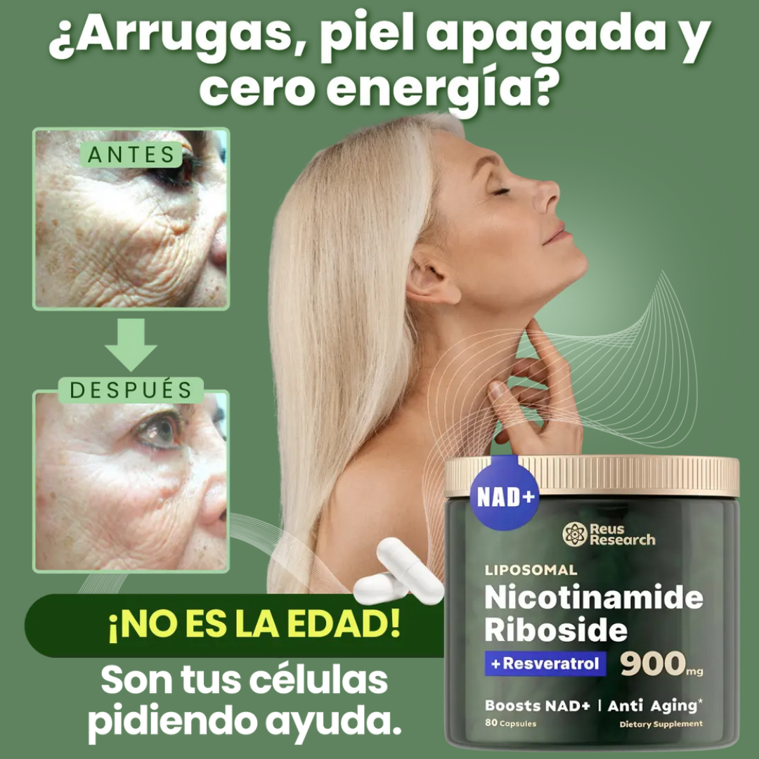 NAD+ Nicotinamide Riboside Resveratrol IMPORTADO 🇺🇸