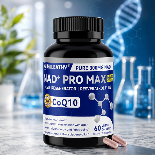 NAD PRO MAX Resveratrol y CoQ10 Promueve la Regeneración Celular IMPORTADO