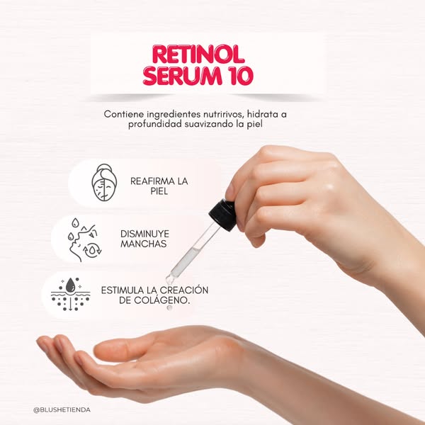 DESCUBRE EL PODER DE RETINOL 10: Piel Firme, Radiante y Rejuvenecida ✨ 2X1