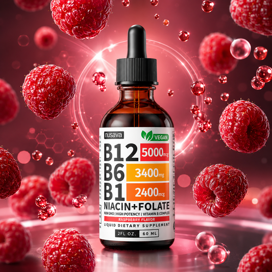 NUSAVA® Vitamina B6 B12 Liquida 2X1 ORIGINAL