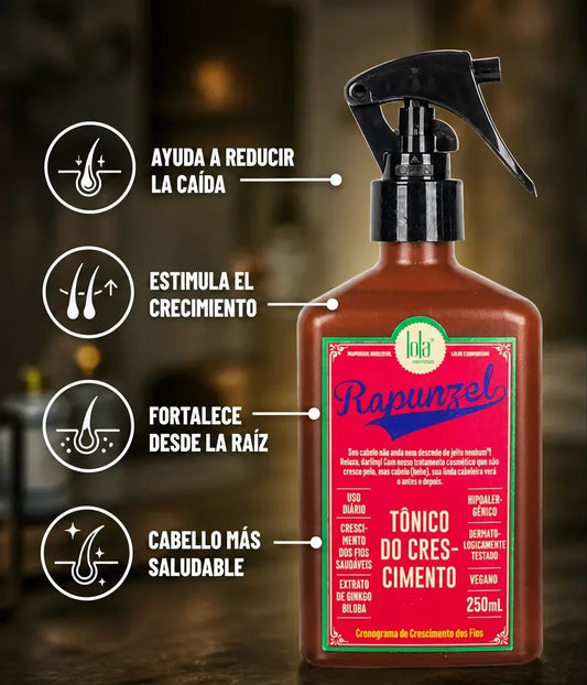 Tónico Rapunzel Lola Cosmetics: Crecimiento y Anticaída